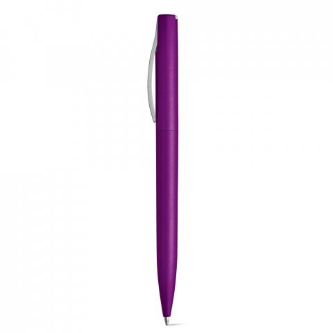 AROMA. Kuličkov&eacute; pero ABS s otočn&yacute;m mechanismem - Tmavě růžov&aacute;