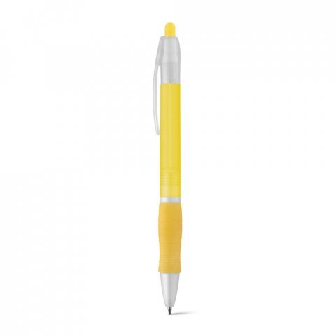 SLIM BK. Неплъзгаща се химикалка от ABS - жълт