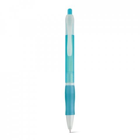 SLIM BK. Неплъзгаща се химикалка от ABS - Светло синьо