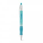 SLIM BK. Неплъзгаща се химикалка от ABS - Светло синьо