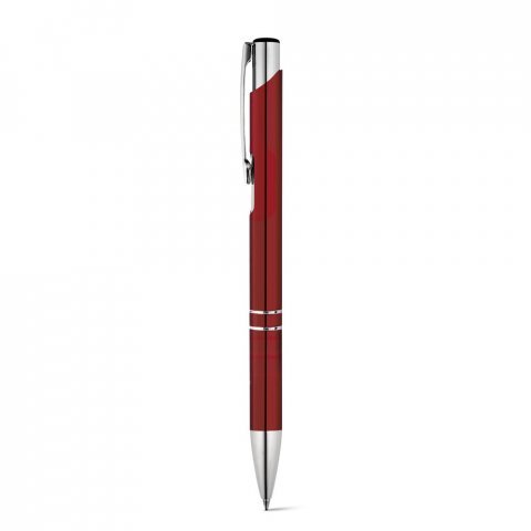 BETA BK. Kulspetspenna i aluminium med klipps - Vinr&ouml;d