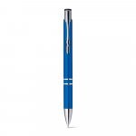 BETA PLASTIC. Kuličkov&eacute; pero z ABS pero s kovovou sponou - Modr&aacute;