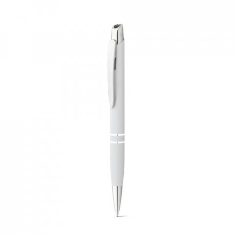 MARIETA SOFT. Химикалка от алуминий - бял