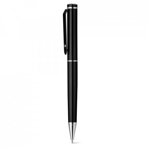 CALIOPE SET. Roller pen and ball pen set in metal - Black