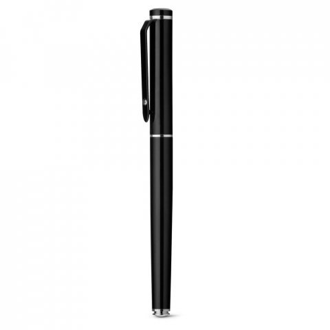 CALIOPE SET. Roller pen and ball pen set in metal - Black