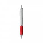 SWING. Химикалка от ABS с алуминиева клипс - червен