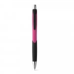 CARIBE. ABS ball pen with non-slip grip - Pink