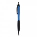 CARIBE. ABS ball pen with non-slip grip - Blue