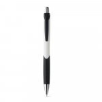 CARIBE. ABS ball pen with non-slip grip - White