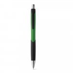 CARIBE. ABS ball pen with non-slip grip - Green