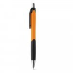 CARIBE. ABS ball pen with non-slip grip - Orange