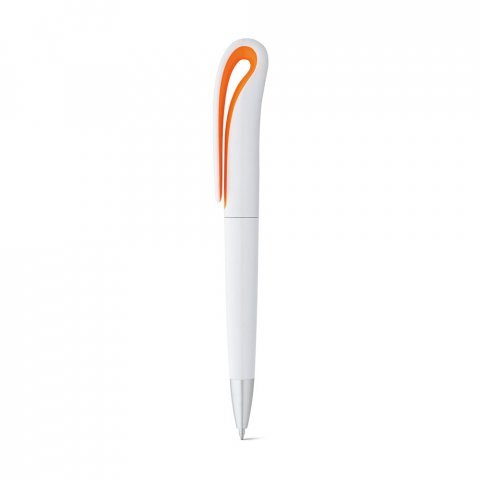 TOUCAN. Химикалка с клип - оранжев