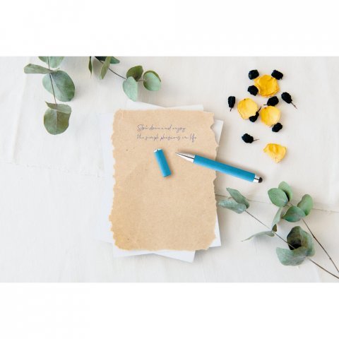 PAPYRUS. Химикалка от крафт хартия и ABS cu v&acirc;rf tactil