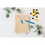 PAPYRUS. Химикалка от крафт хартия и ABS cu v&acirc;rf tactil