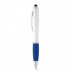 SANS. Kuličkov&eacute; pero s otočn&yacute;m mechanismem a kovov&yacute;m klipem - Modr&aacute;