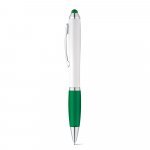 SANS. Kuličkov&eacute; pero s otočn&yacute;m mechanismem a kovov&yacute;m klipem - Zelen&aacute;