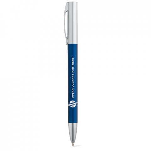 ELBE. Химикалка с метален клип - Син