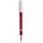 ELBE. Химикалка с метален клип - Бургундия