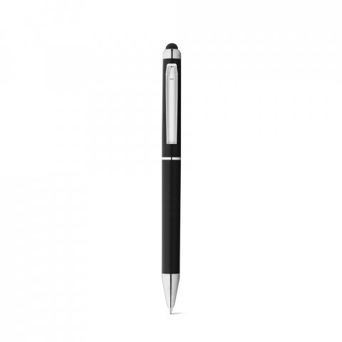 ESLA. Esferogr&aacute;fica em ABS com acabamento metalizado - Preto