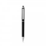 ESLA. Esferogr&aacute;fica em ABS com acabamento metalizado - Preto