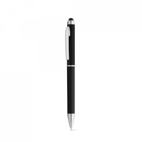 ESLA. Esferogr&aacute;fica em ABS com acabamento metalizado - Preto