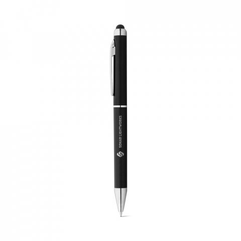 ESLA. Esferogr&aacute;fica em ABS com acabamento metalizado - Preto