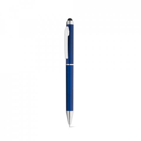 ESLA. Esferogr&aacute;fica em ABS com acabamento metalizado - Azul royal