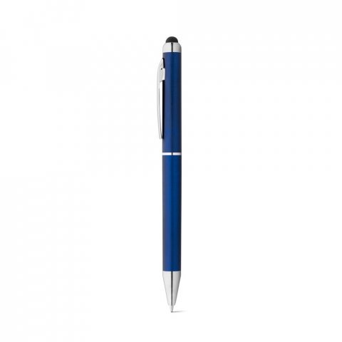 ESLA. Esferogr&aacute;fica em ABS com acabamento metalizado - Azul royal