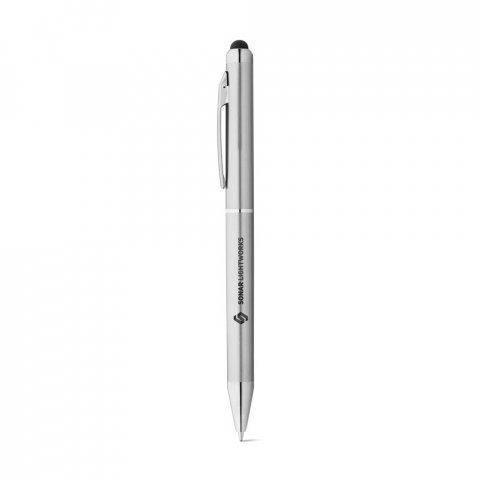 ESLA. Esferogr&aacute;fica em ABS com acabamento metalizado - Cromado satinado