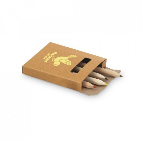 ANIM. Conjunto para pintar em caixa de cart&atilde;o - Natural