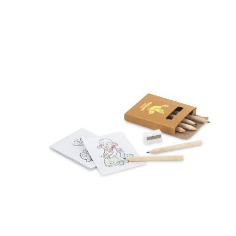 ANIM. Conjunto para colorir com l&aacute;pis de cor