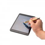 ZOLA. Esferogr&aacute;fica em bambu com acabamento em mate - Gun metal