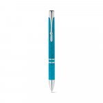 BETA WHEAT. Esferogr&aacute;fica em fibra de palha e ABS com clipe - Azul claro