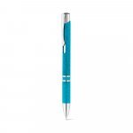 BETA WHEAT. Esferogr&aacute;fica em fibra de palha e ABS com clipe - Azul claro