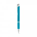 BETA WHEAT. Esferogr&aacute;fica em fibra de palha e ABS com clipe - Azul claro