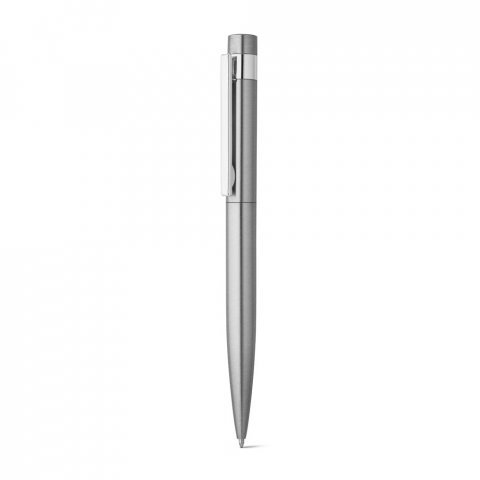 ALEXA. Hemijska olovka sa telom od nerđajućeg čelika (53% rSS) i &scaron;tipaljkom - Satensko srebrna