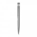 ALEXA. Hemijska olovka sa telom od nerđajućeg čelika (53% rSS) i &scaron;tipaljkom - Satensko srebrna