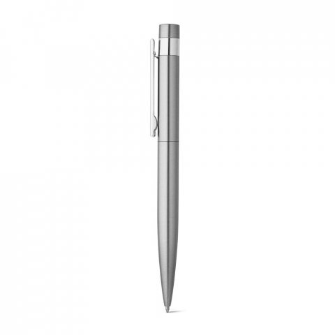 ALEXA. Hemijska olovka sa telom od nerđajućeg čelika (53% rSS) i &scaron;tipaljkom - Satensko srebrna