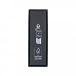 ELLA. Roller and ballpoint pen set with stainless steel body (53% rSS) with clip - Satin silver