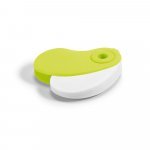 SIZA. Vitt suddgummi med skyddsh&ouml;lje i PP - Ljusgr&ouml;n