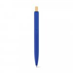 ZARA. Рециклирана химикалка от ABS (100% rABS) с бамбуков бутонът - Син