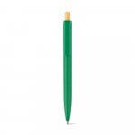 ZARA. Рециклирана химикалка от ABS (100% rABS) с бамбуков бутонът - зелен