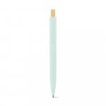 ZARA. Рециклирана химикалка от ABS (100% rABS) с бамбуков бутонът - Пастелно зелено