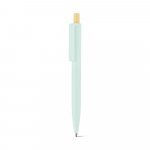 ZARA. Рециклирана химикалка от ABS (100% rABS) с бамбуков бутонът - Пастелно зелено