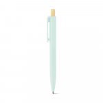 ZARA. Рециклирана химикалка от ABS (100% rABS) с бамбуков бутонът - Пастелно зелено