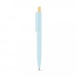 ZARA. Рециклирана химикалка от ABS (100% rABS) с бамбуков бутонът - Пастелно синьо