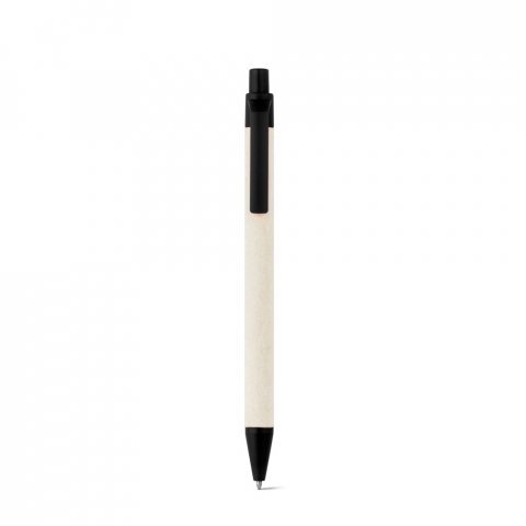 MILINK. Химикалка от 100% рециклирана хартия - черно