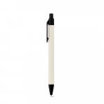 MILINK. Химикалка от 100% рециклирана хартия - черно