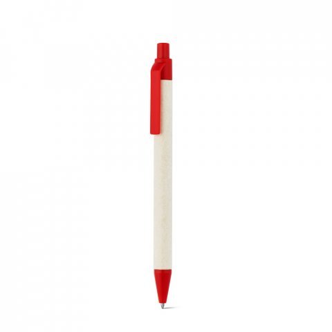 MILINK. Химикалка от 100% рециклирана хартия - червен