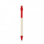 MILINK. Химикалка от 100% рециклирана хартия - червен